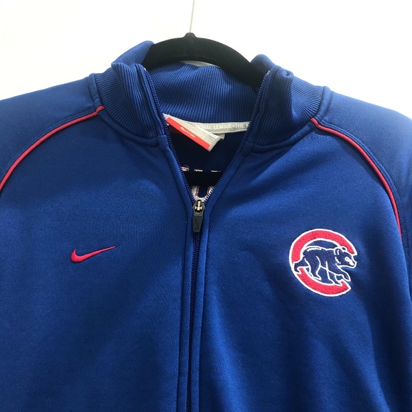 NIKE FIT CHICAGO CUBS MLB FULL ZIP UP JACKET SIZE SMALL - Picture 12 of 14